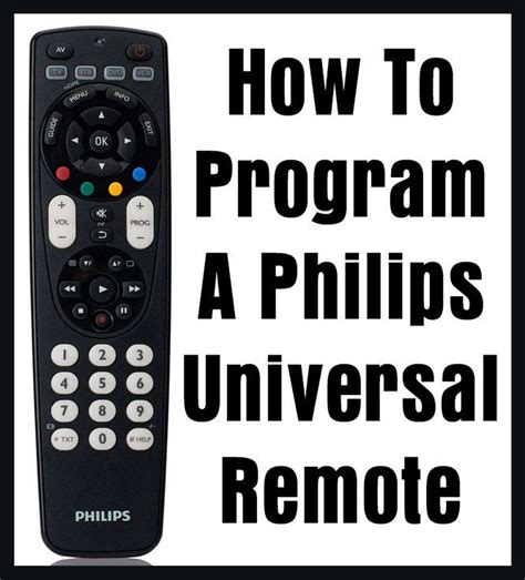 philips universal remote|3 Easy Ways to Program a Philips Universal Remote .